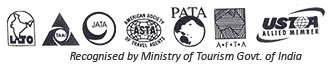 Members of PATA, IATO, TAAI, JATA, ASTA, USTOA and AFTA.Recognised by Deptt. of Tourism Govt. of India