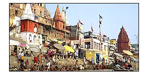 Ghats at Varanasi, India