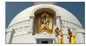 Viswa Shanti Stupa, Rajgir